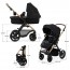 Универсальная коляска 3 в 1 Kinderkraft Moov 2 Pure Black KSMOOV02BLKEV00