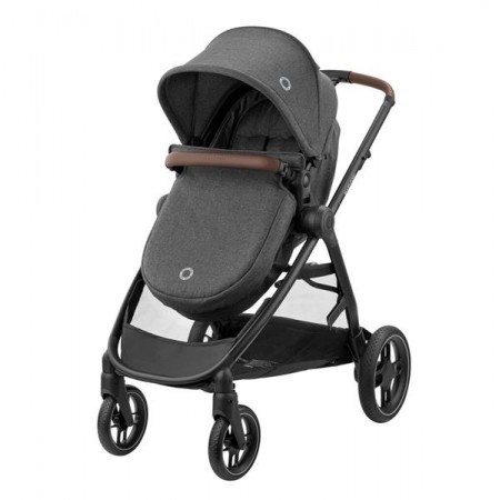 Універсальна коляска 3 в 1 Maxi-Cosi Zelia S Trio з автокріслом CabrioFix S i-Size та сумкою темно-сірий Універсальна коляска 3 в 1 Maxi-Cosi Zelia S Trio з автокріслом CabrioFix S i-Size та сумкою темно-сірий