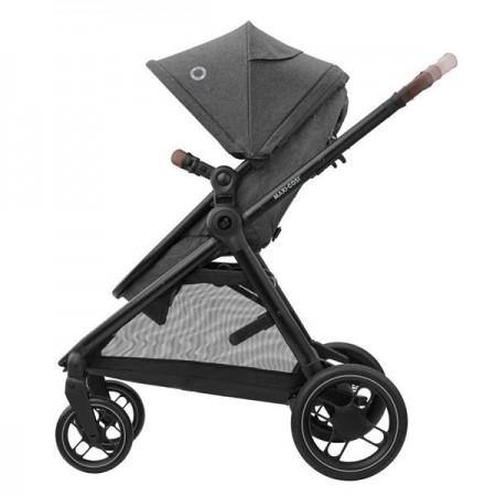 Універсальна коляска 3 в 1 Maxi-Cosi Zelia S Trio з автокріслом CabrioFix S i-Size та сумкою темно-сірий Універсальна коляска 3 в 1 Maxi-Cosi Zelia S Trio з автокріслом CabrioFix S i-Size та сумкою темно-сірий