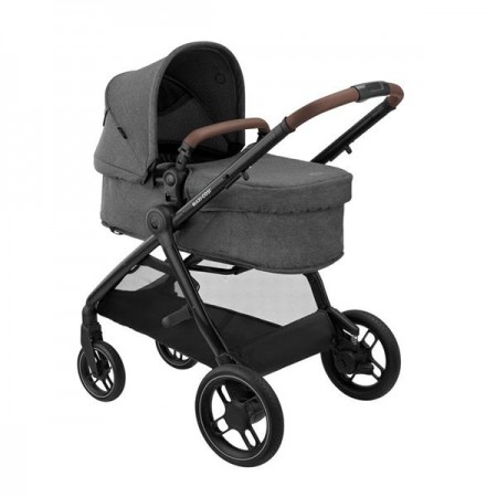 Універсальна коляска 3 в 1 Maxi-Cosi Zelia S Trio з автокріслом CabrioFix S i-Size та сумкою темно-сірий Універсальна коляска 3 в 1 Maxi-Cosi Zelia S Trio з автокріслом CabrioFix S i-Size та сумкою темно-сірий