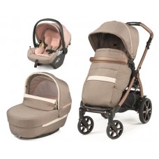 Универсальная коляска 3 в 1 Peg-Perego Book Mon Amour Lounge розовое золото PACK-BOOK31LG00011 