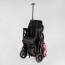 Візок прогулянковий дитячий "JOY" Fabiana 65102 колір РОЖЕВИЙ, рама сталева, футкавер, підсклянник, телескопічна радиоуправлениичка