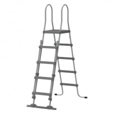 Лестница для бассейна BabyToys 29R219 132см стальная