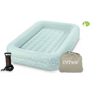 Велюр ліжко 66810 дитяче, односпальне, можна використовувати як дитячий басейн та/або манеж, в комплекті ручний насос