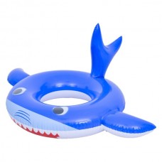 Надувной круг Акула 55см для бассейна BabyToys 35475