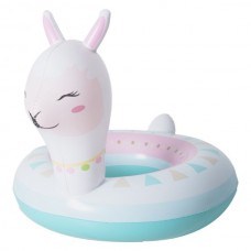 Надувной круг Лама для бассейна 70х70см BabyToys 35639