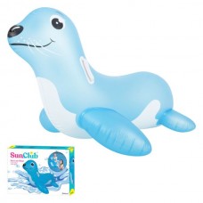 Надувной плот BabyToys 37219 Морской лев, 108х83 см