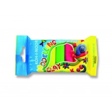 Пластилин Fluorescent 100 грамм 5 неоновых цветов Koh-i-Noor 01315S0502PS
