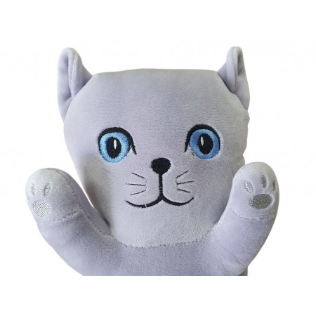 Мягкая игрушка обнимашка Котик Бася, 54 см, для объятий, Копица 00275-41