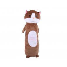 Мягкая игрушка обнимашка Котик, 75 см, текстильная подушка, Копица 00276-3