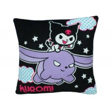 Мягкая игрушка подушка с принтом №2 Kuromi 31 см, квадратная форма, Копица 00387-1