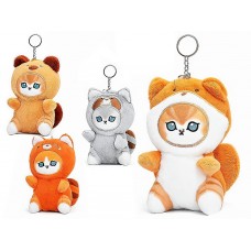 Мягкая игрушка котик брелок, 12 см, 4 вида (цена за 1шт) 262191 Мягкая игрушка котик брелок, 12 см, 4 вида (цена за 1шт) 262191