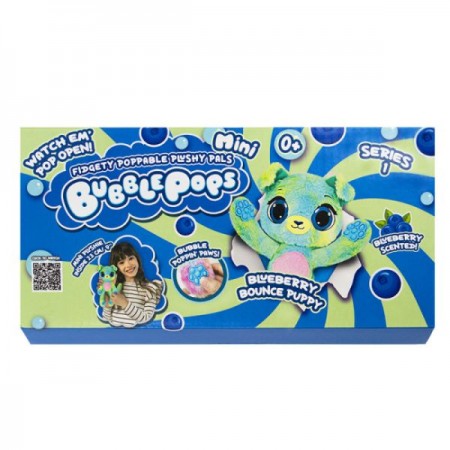 Bubble Pops Мягкая игрушка мини "Черничный щенок", 2312005/2 Размер игрушки: 20 см Bubble Pops Мягкая игрушка мини "Черничный щенок", 2312005/2 Размер игрушки: 20 см