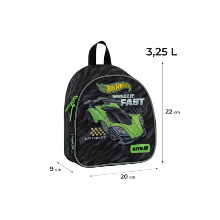Детский рюкзак Kite Kids Hot Wheels, уплотненная спинка HW26-538XXS Детский рюкзак Kite Kids Hot Wheels, уплотненная спинка HW26-538XXS