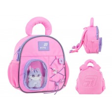 Рюкзак детский Kite Kids Cat&Fun K26-2737XXS-1, с плюшевой игрушкой Рюкзак детский Kite Kids Cat&Fun K26-2737XXS-1, с плюшевой игрушкой