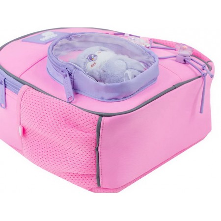 Рюкзак детский Kite Kids Cat&amp;Fun K26-2737XXS-1, с плюшевой игрушкой