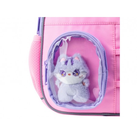 Рюкзак детский Kite Kids Cat&amp;Fun K26-2737XXS-1, с плюшевой игрушкой