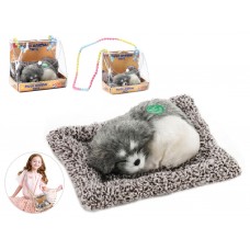 Мягкая игрушка Хаски Plush Animal Toys, со звуковыми эффектами, 18 см LT507110