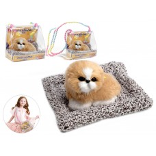 Мягкая игрушка-котёнок Plush Animal Toys, со звуковыми эффектами, 20 см LT507115