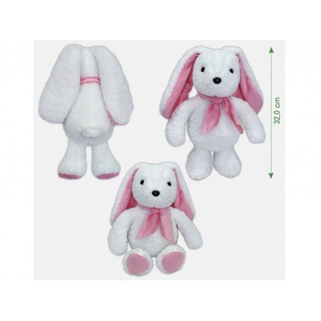 Игрушка мягконабивная Зайчонок розовый Macik МС 080501-17
