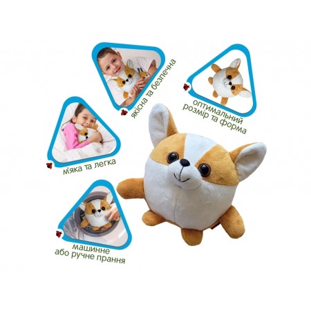 Игрушка мягконабивная Круглик Песик Macik МС 090102-15