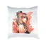 Подушка Аниме изящность розовая с нанесением сублимации 35х35 см Strateg 60651