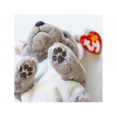 Мягкая игрушка BEANIE BELLIES Серый пес WILFRED TY 40596