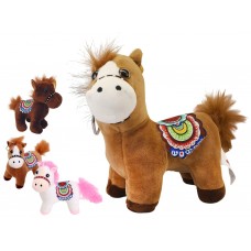 М'яка іграшка Конячка Символ 2026 року, 15 см, брелок зі звуком, 4 кольори (ціна за 1шт) 005056
