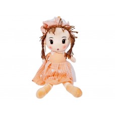 Мягкая игрушка кукла текстильная в платье с рюшами, 45 см 327029
