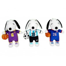 М’яка іграшка підвіска Snoopy Team TJ776, 10 см, з кільцем, 3 види (ціна за 1шт)