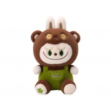 Игрушка мягкая Labubu в костюме медведя, 40 см TQ408-2