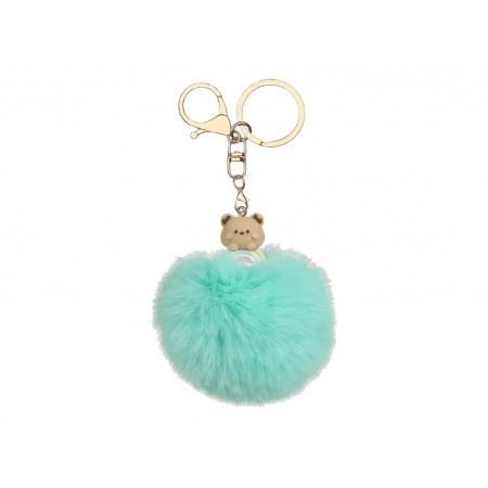Брелок-помпон з хутра PomPom Angel Pet, близько 8 см, з фігуркою, 4 види (ціна за 1шт) ZiBi ZB.706701