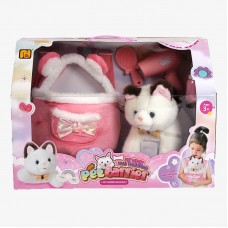 Мягкая игрушка кот BabyToys со звуком и аксессуарами