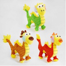 Мягкая игрушка дракон BabyToys M 16277 холлофайбер три цвета