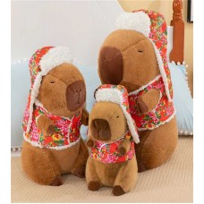 Мягкая игрушка Капибара 35 см с шапкой BabyToys Мягкая игрушка Капибара 35 см с шапкой BabyToys