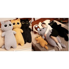 Мягкая игрушка котик BabyToys 100 см с длинным хвостом Мягкая игрушка котик BabyToys 100 см с длинным хвостом