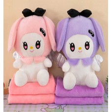Мягкая игрушка зайчик BabyToys холлофайбер разноцветный