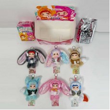 Мягкие брелоки BabyToys WKK 002-1 с мехом, набор 6 шт Мягкие брелоки BabyToys WKK 002-1 с мехом, набор 6 шт