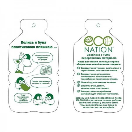 М'яка іграшка Aurora Eco Nation Скат морський 28 см 200207C М'яка іграшка Aurora Eco Nation Скат морський 28 см 200207C