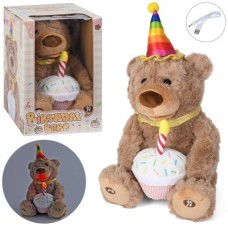 М'яка іграшка DY-2001 ведмідь/ведмедик, Birthday Bear, в33-22-19см, муз(англ), світло, запис, акум, USBзарядне, в кор-ці, 18-27-19см М'яка іграшка DY-2001 ведмідь/ведмедик, Birthday Bear, в33-22-19см, муз(англ), світло, запис, акум, USBзарядне, в кор-ці, 18-27-19см