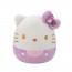 М'яка іграшка Squishmallows Hello Kitty в пурпуровому 20 см SQSN00499