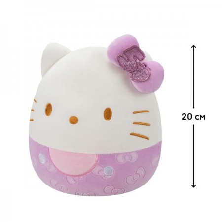 М'яка іграшка Squishmallows Hello Kitty в пурпуровому 20 см SQSN00499 М'яка іграшка Squishmallows Hello Kitty в пурпуровому 20 см SQSN00499