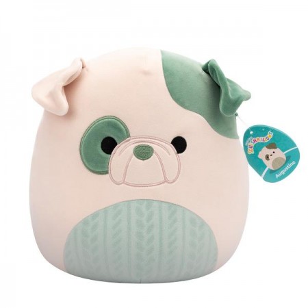 Мягкая игрушка Squishmallows Бульдог Августин 30 см SQCR06691