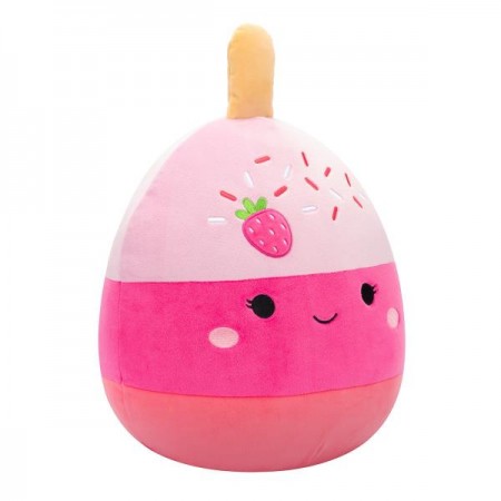 М'яка іграшка Squishmallows Полуничний кейк-поп Пама 30 см SQCR06573 М'яка іграшка Squishmallows Полуничний кейк-поп Пама 30 см SQCR06573