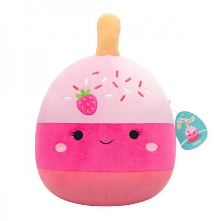 М'яка іграшка Squishmallows Полуничний кейк-поп Пама 30 см SQCR06573 М'яка іграшка Squishmallows Полуничний кейк-поп Пама 30 см SQCR06573