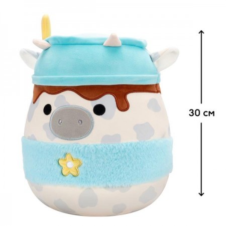 Мягкая игрушка Squishmallows Коровка 30 см SQER01263