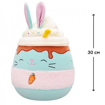 М'яка іграшка Squishmallows Кролик Баттенс 30 см SQER01262