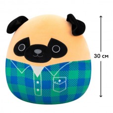 Мягкая игрушка Squishmallows Мопс Принц 30 см SQCR06622 
