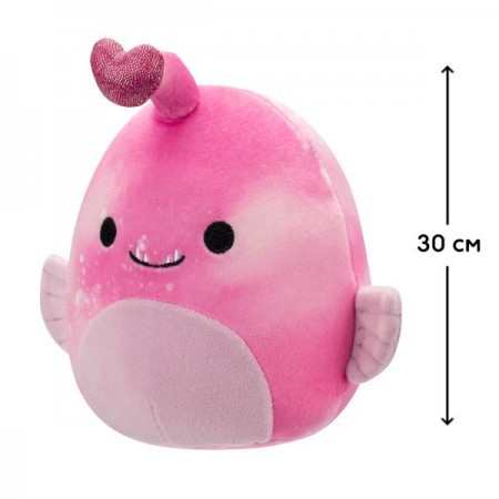 М'яка іграшка Squishmallows Риба-вудильник Сі 30 см SQVA00874 М'яка іграшка Squishmallows Риба-вудильник Сі 30 см SQVA00874