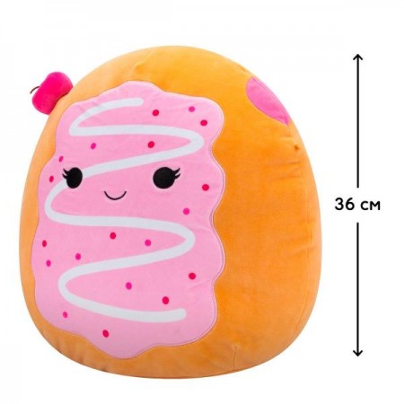 М'яка іграшка Squishmallows Вишневий Пончик Перл 36 см SQCR06742